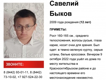 В Волгограде третьи сутки ищут пропавшего мальчика